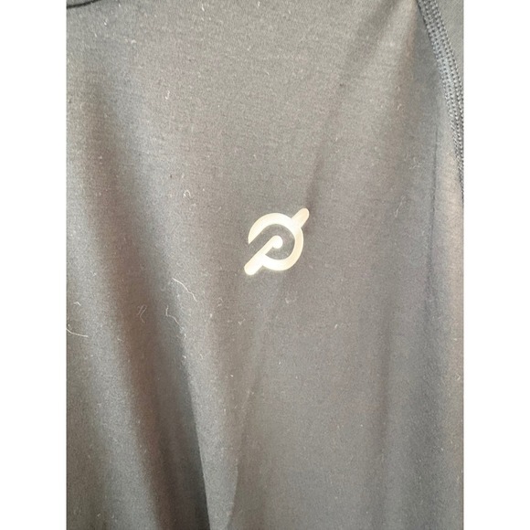 Peloton Logo Black V Neck Moisture Wicking Short Sleeve Shirt - XXL - Picture 4 of 6